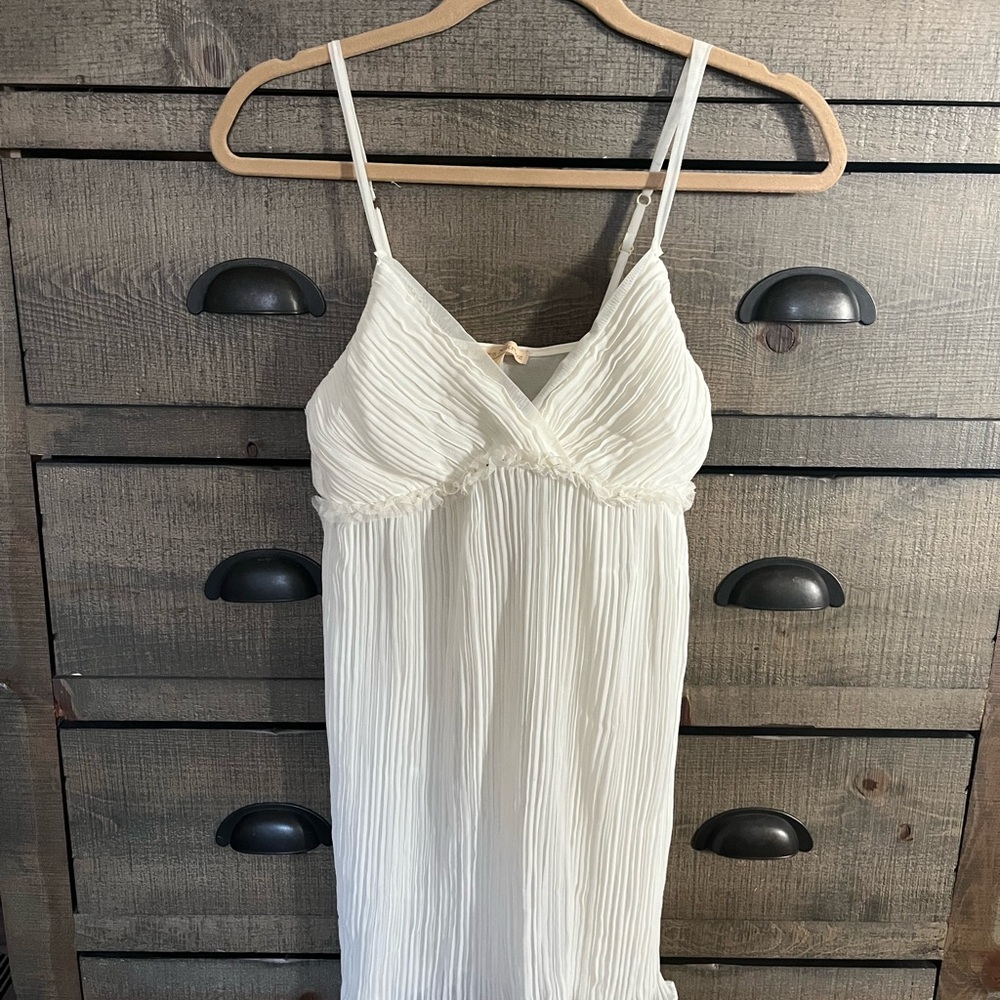 Flora Nikrooz Cream Pleated Chemise